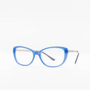 R Nova NVF1934 Blue Frame Front With Metal Temples