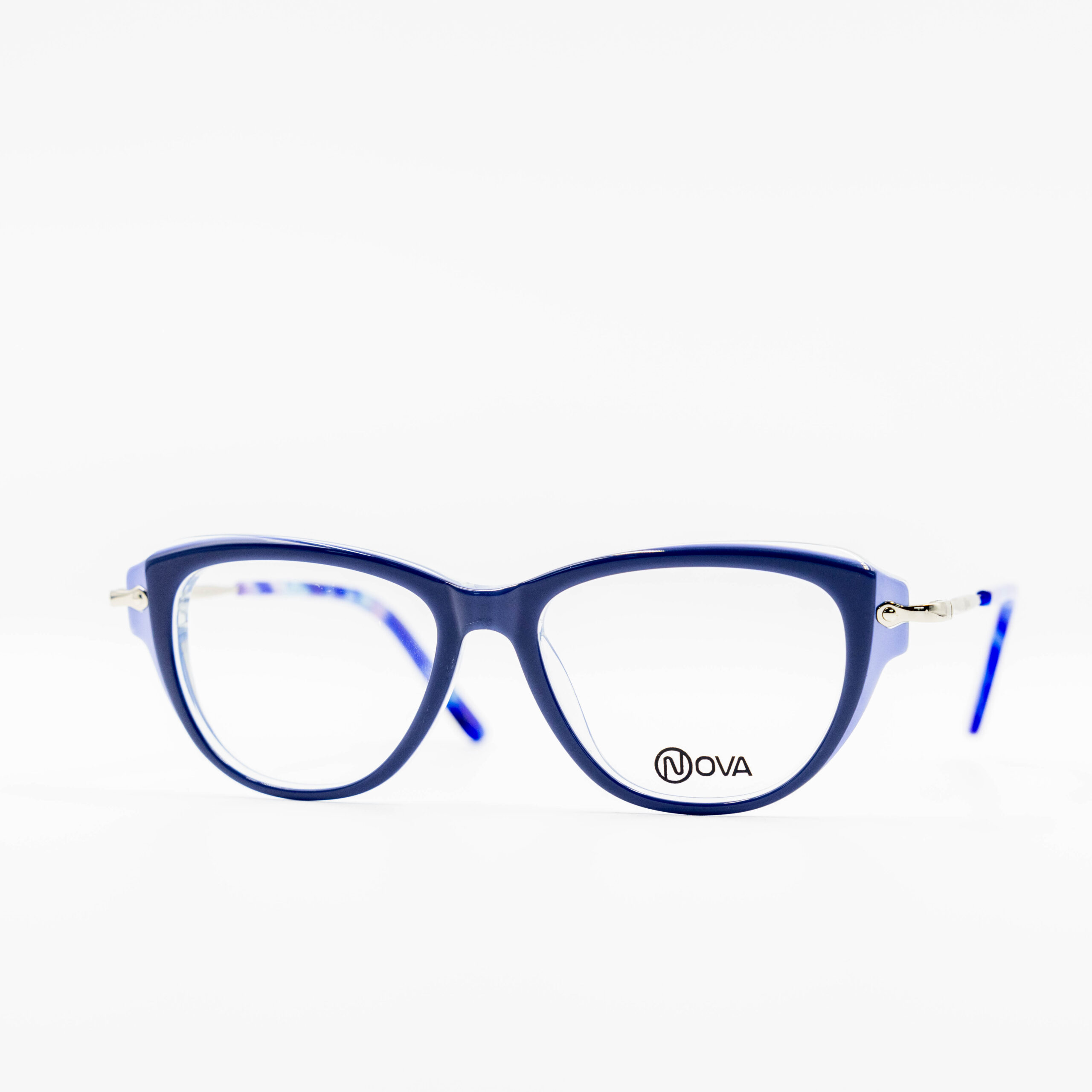 Nova NVF1935 Blue With Silver Metal Temples