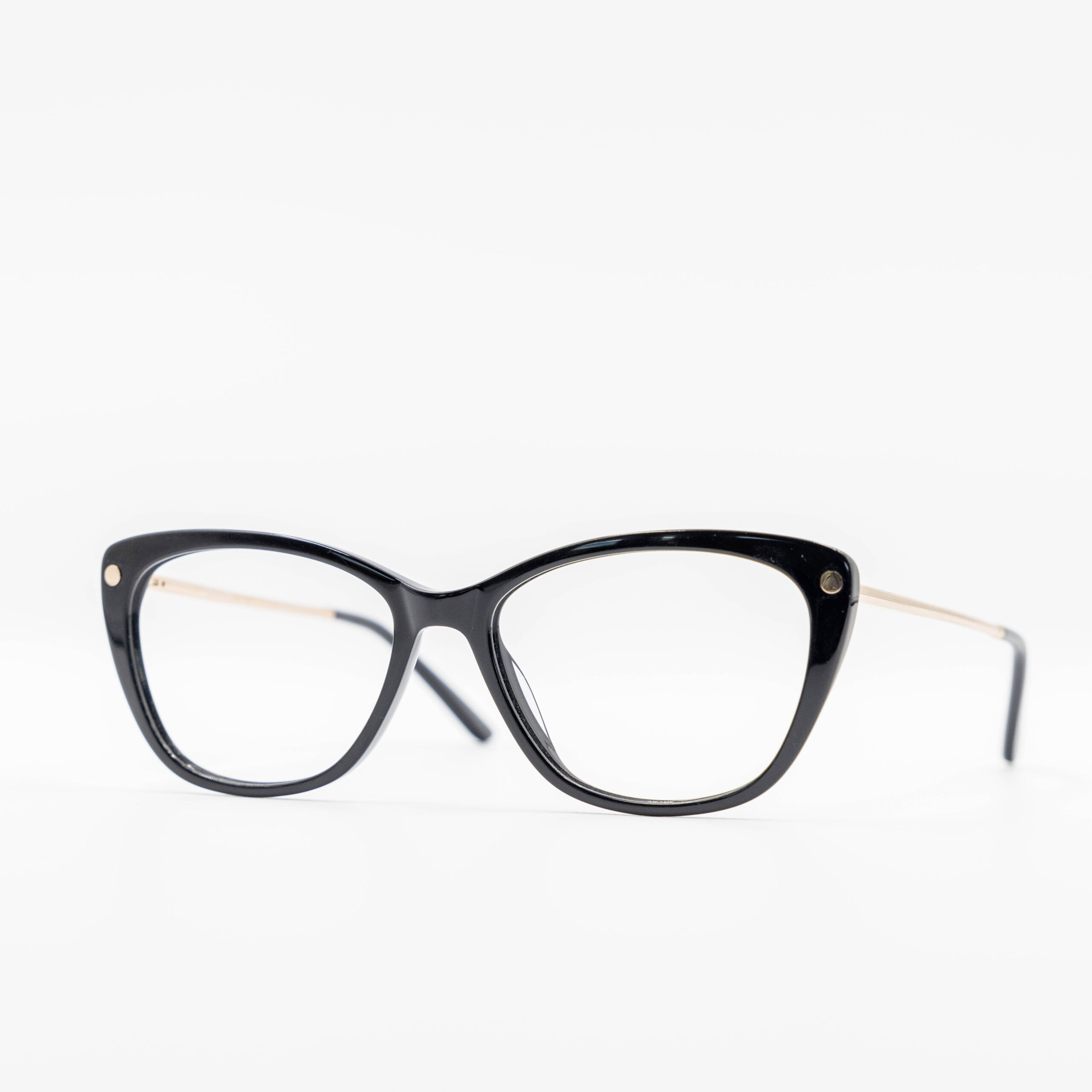 NOVA NVF1942 Black With Gold Metal Temples