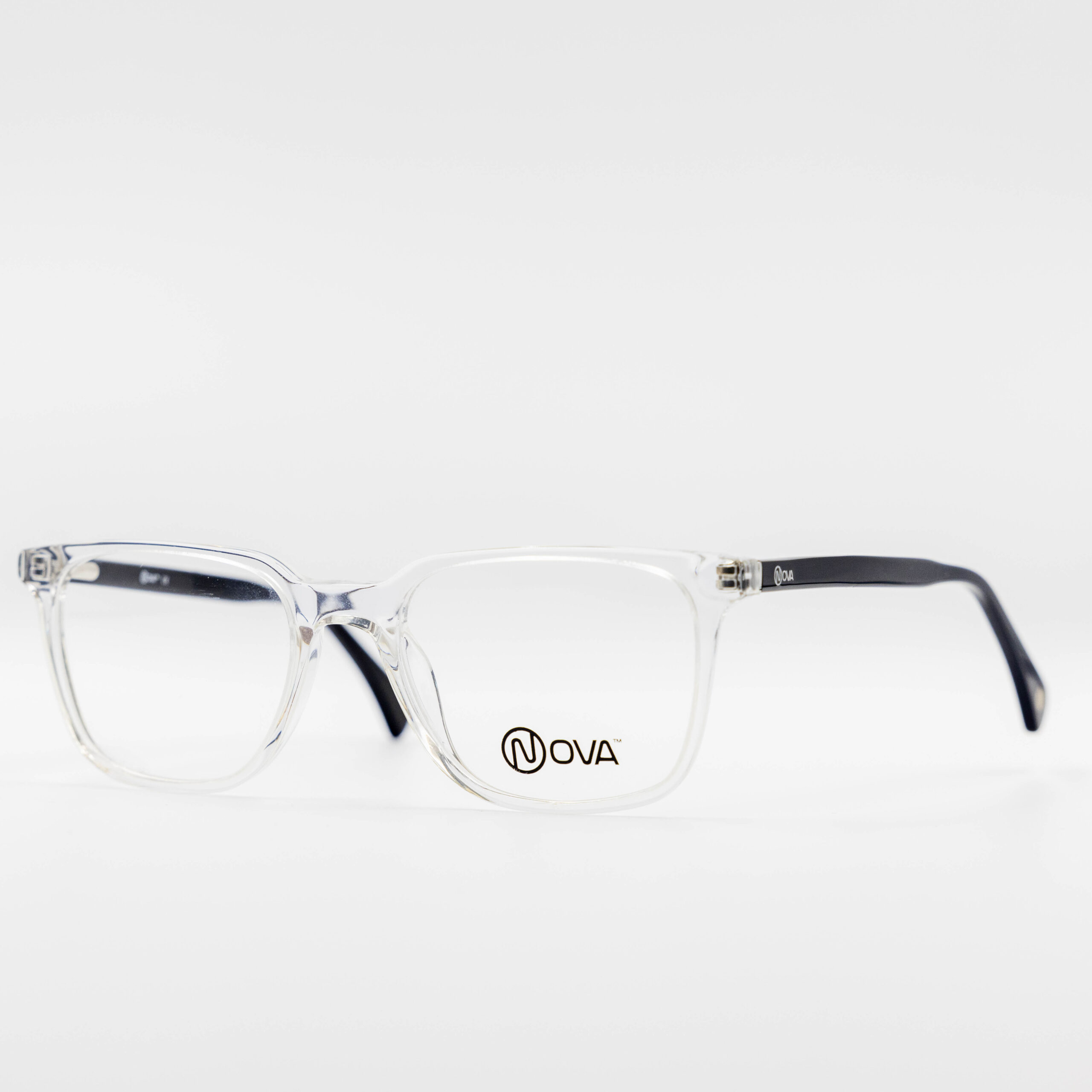 Nova NVF2718 Clear Frame Front With Black Temples - EYEQ.ITY